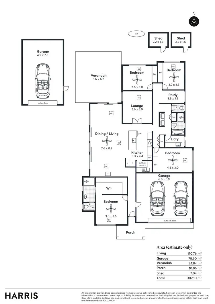 Floorplan of Homely house listing, 1 Honeysuckle Way, Mount Barker SA 5251