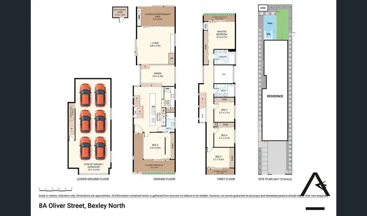 Floorplan of Homely house listing, 8A Oliver Street, Bexley North NSW 2207