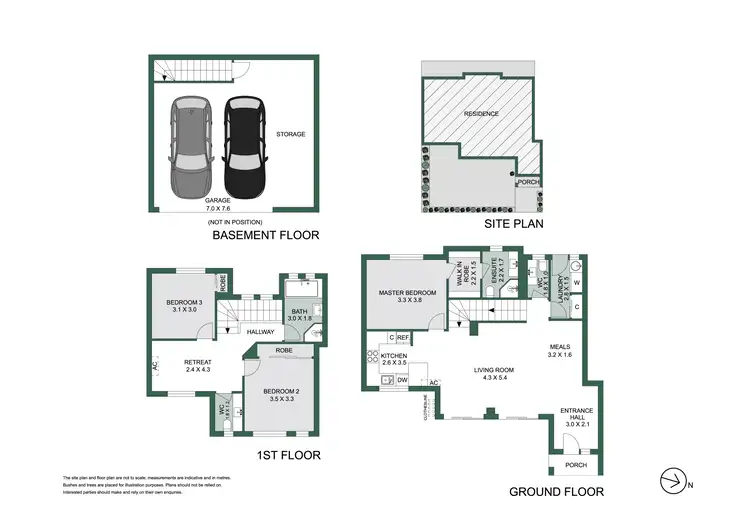 Floorplan of Homely townhouse listing, 3/17 Collocott Street, Mordialloc VIC 3195