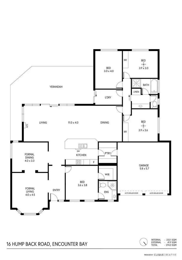 Floorplan of Homely house listing, 16 Hump Back Road, Encounter Bay SA 5211