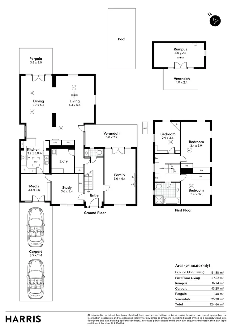 Floorplan of Homely house listing, 20 James Street, Gilberton SA 5081