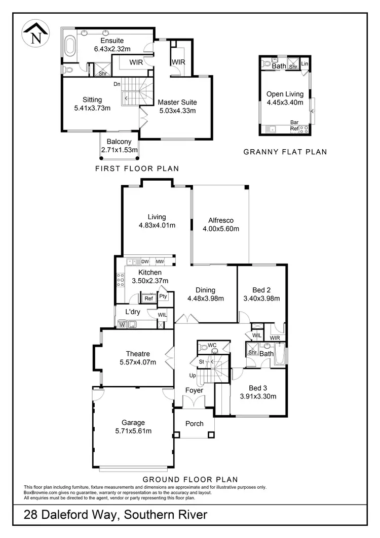 Floorplan of Homely house listing, 28 Daleford Way, Southern River WA 6110