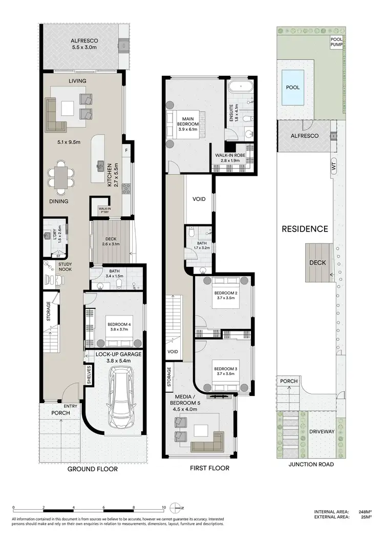 Floorplan of Homely semi-detached listing, 7 Junction Road, Terrigal NSW 2260
