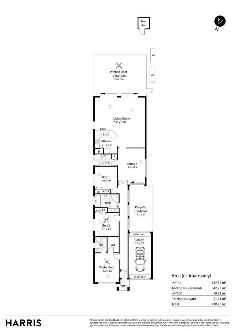 Floorplan of Homely house listing, 54a Norrie Avenue, Clovelly Park SA 5042
