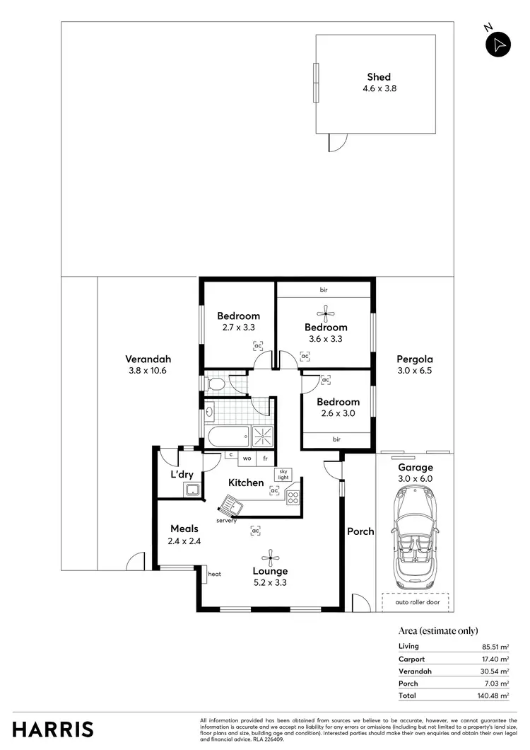 Floorplan of Homely unit listing, 10/19 Donegal Street, Salisbury Downs SA 5108