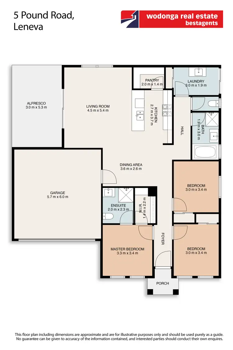 Floorplan of Homely house listing, 5 Pound Road, Leneva VIC 3691