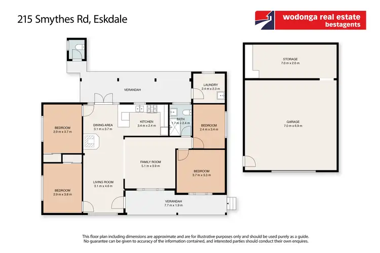 Floorplan of Homely house listing, 215 Smythes Road, Eskdale VIC 3701