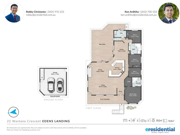 Floorplan of Homely house listing, 22 Wantana Crescent, Edens Landing QLD 4207