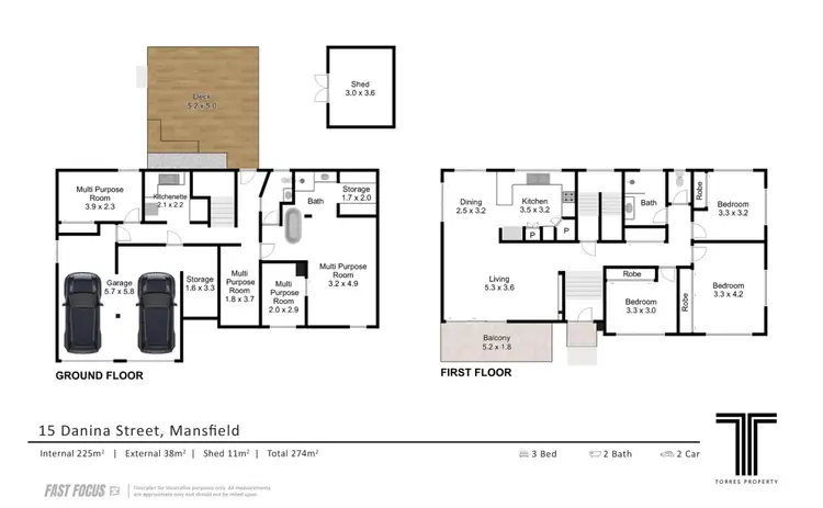 Floorplan of Homely house listing, 15 Danina Street, Mansfield QLD 4122
