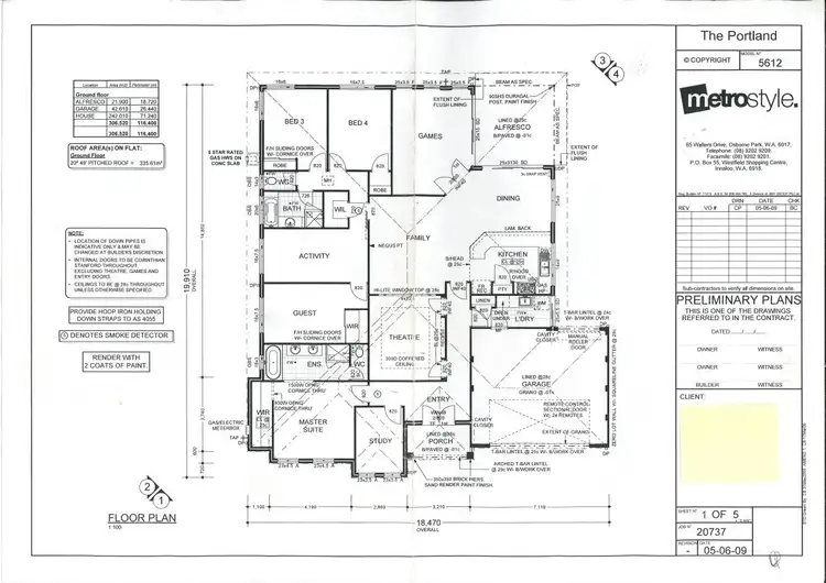 Floorplan of Homely house listing, 64 Still Meadow Turn, Meadow Springs WA 6210