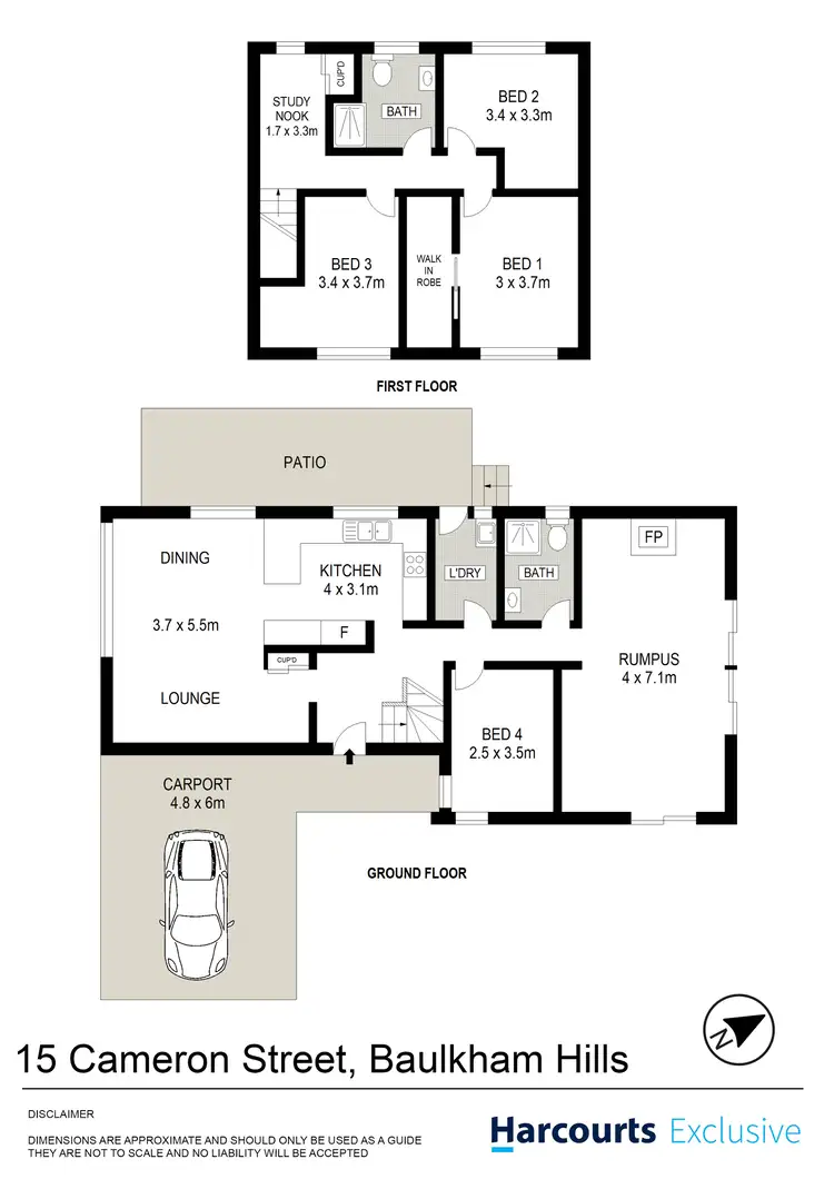 Floorplan of Homely house listing, 15 Cameron Avenue, Baulkham Hills NSW 2153