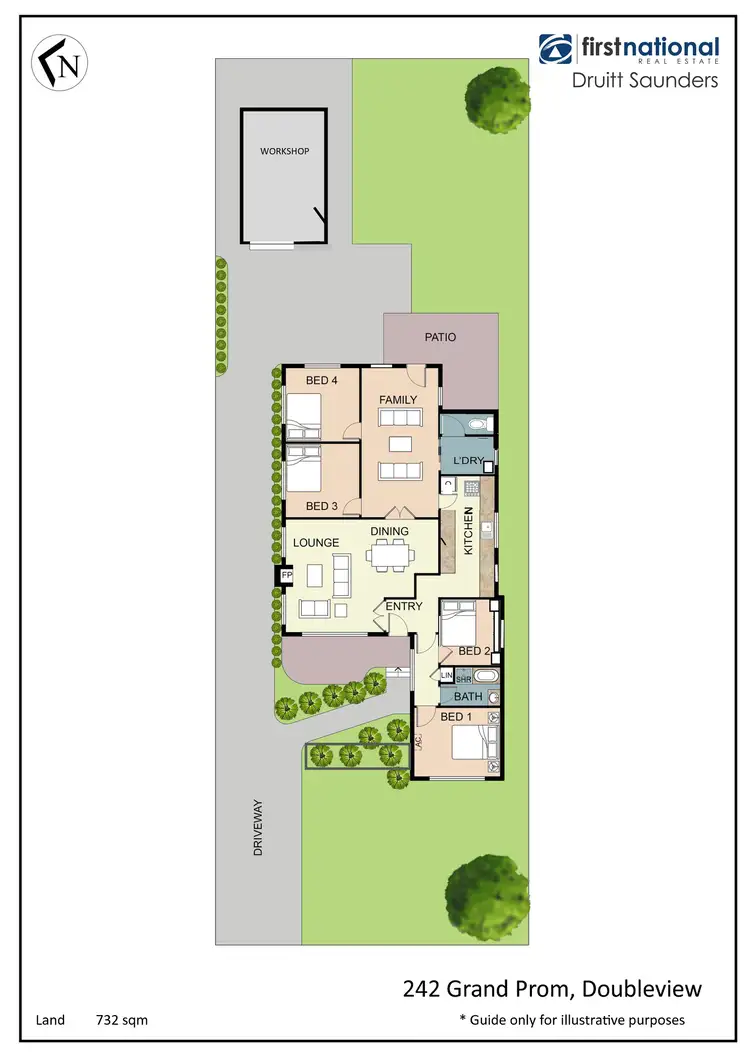 Floorplan of Homely house listing, 242 Grand Promenade, Doubleview WA 6018