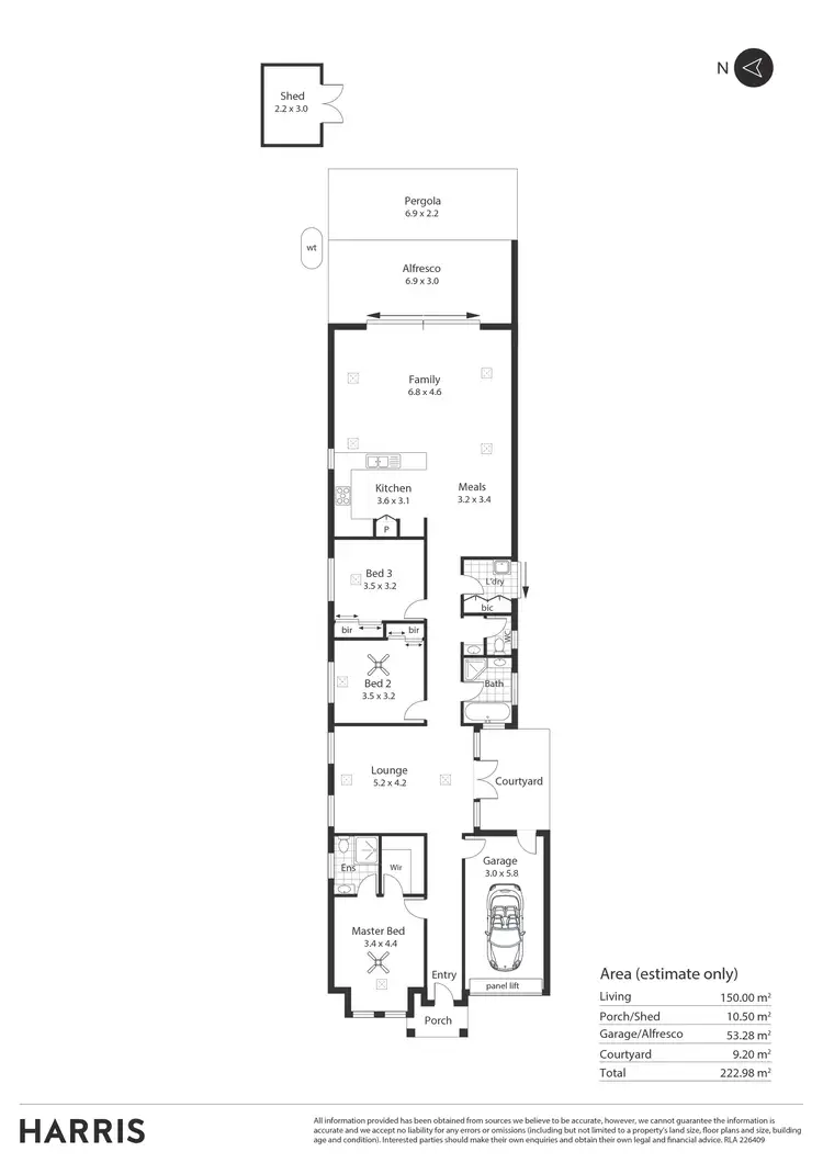Floorplan of Homely house listing, 1A Buttery Avenue, Rostrevor SA 5073