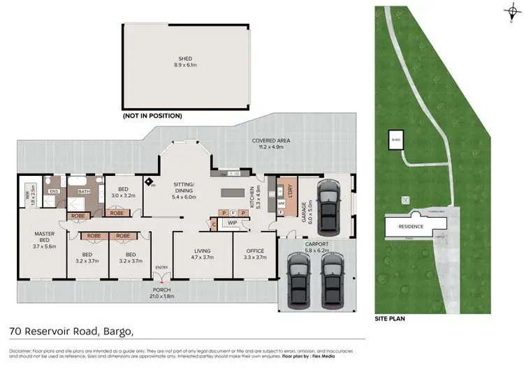 Floorplan of Homely house listing, 70 Reservoir Road, Bargo NSW 2574