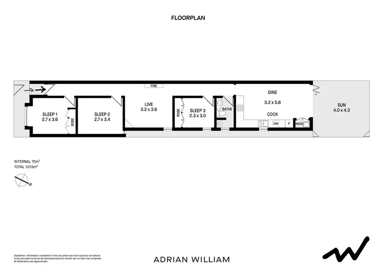 Floorplan of Homely house listing, 63 Camden Street, Enmore NSW 2042