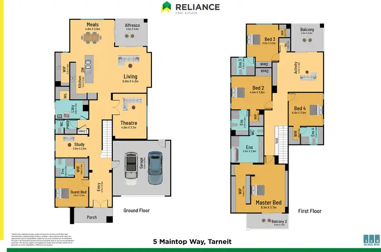 Floorplan of Homely house listing, 5 Maintop Way, Tarneit VIC 3029