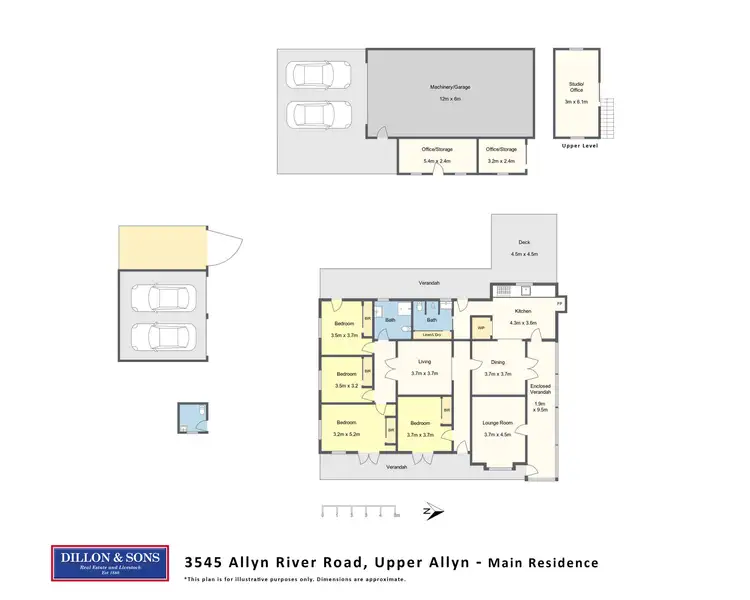 Floorplan of Homely rural property listing, 3545 Allyn River Road, East Gresford NSW 2311