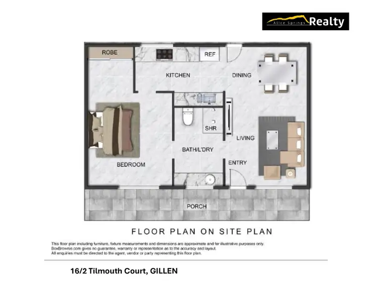 Floorplan of Homely unit listing, 16/2 Tilmouth Court, Gillen NT 870