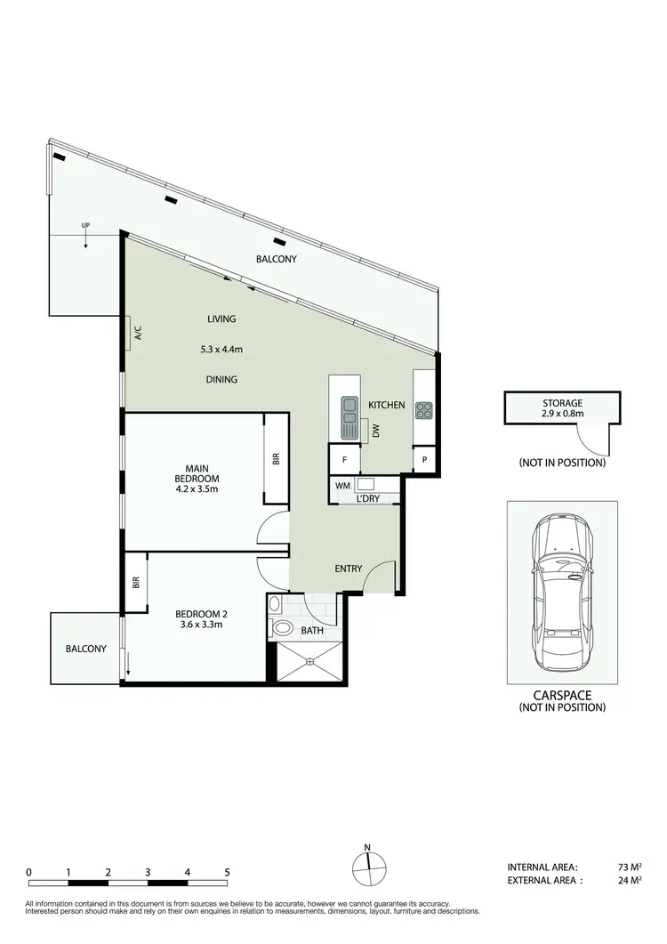 Floorplan of Homely apartment listing, 201/500 Dandenong Road, Caulfield North VIC 3161