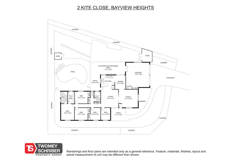 Floorplan of Homely house listing, 2 Kite Close, Bayview Heights QLD 4868