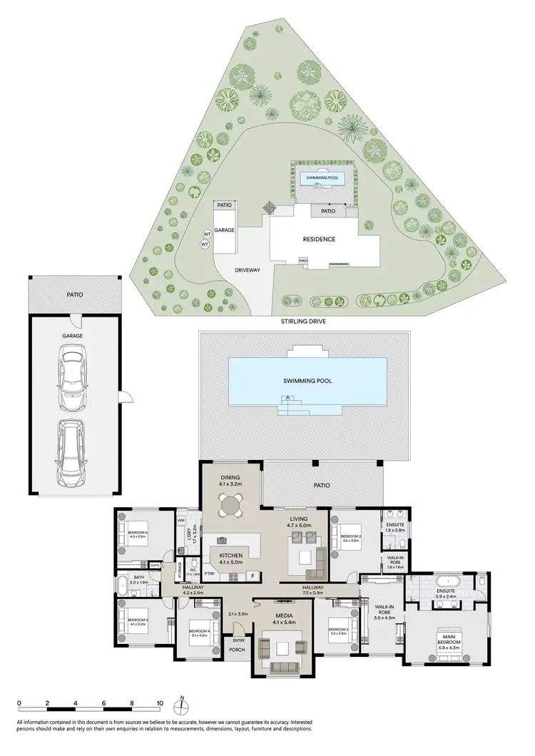 Floorplan of Homely house listing, 1 Stirling Drive, Rockyview QLD 4701