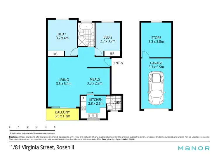 Floorplan of Homely house listing, 1/81 Virginia Street, Rosehill NSW 2142