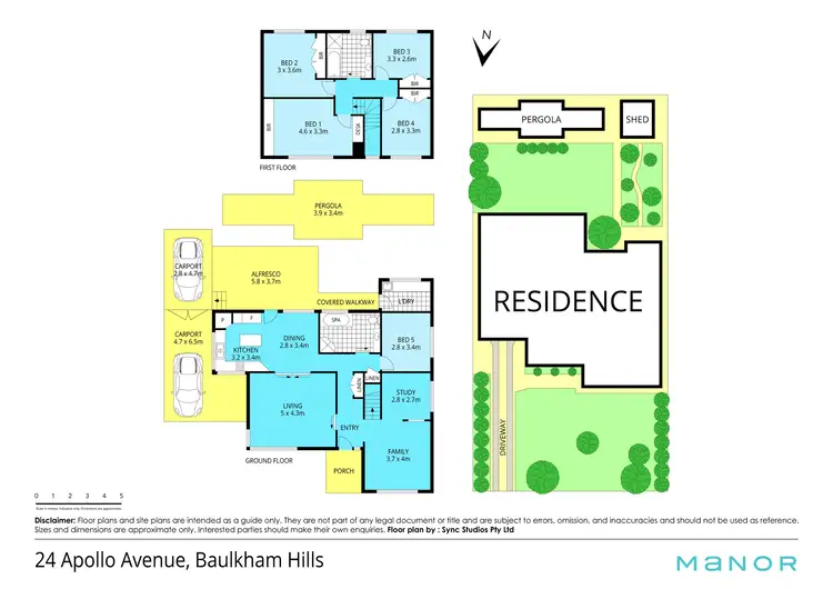 Floorplan of Homely house listing, 24 Apollo Avenue, Baulkham Hills NSW 2153
