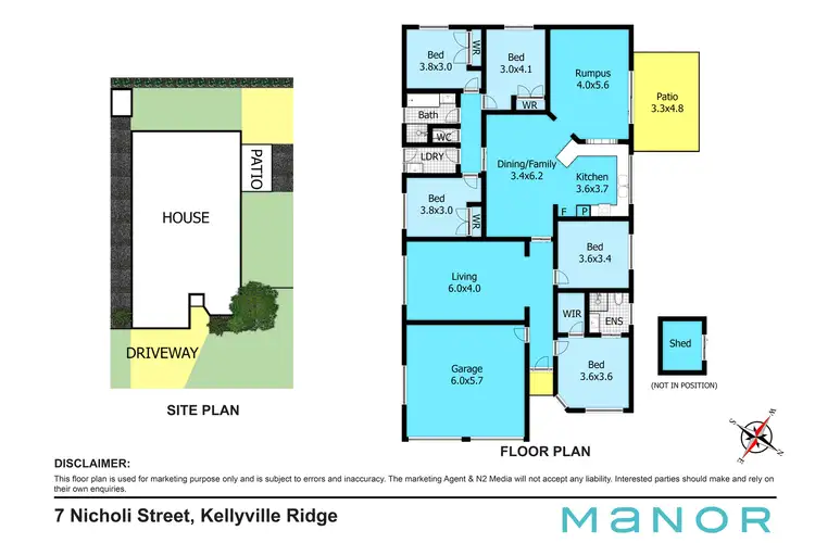 Floorplan of Homely house listing, 7 Nicholi Street, Kellyville Ridge NSW 2155
