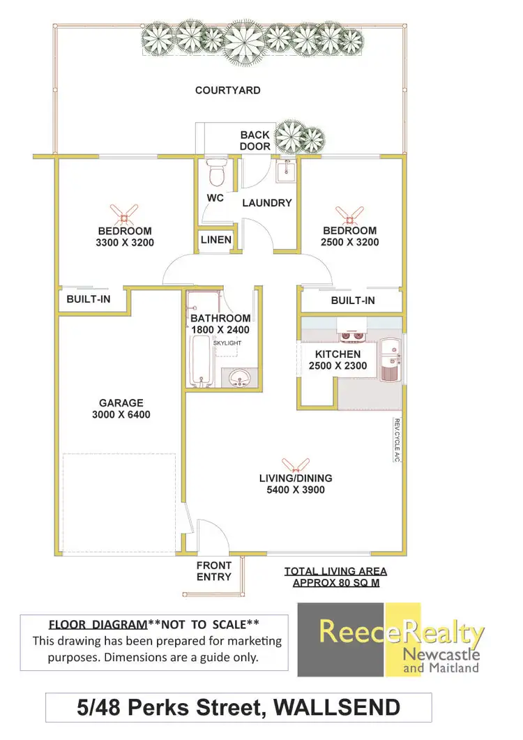 Floorplan of Homely villa listing, 5/48 Perks Street, Wallsend NSW 2287