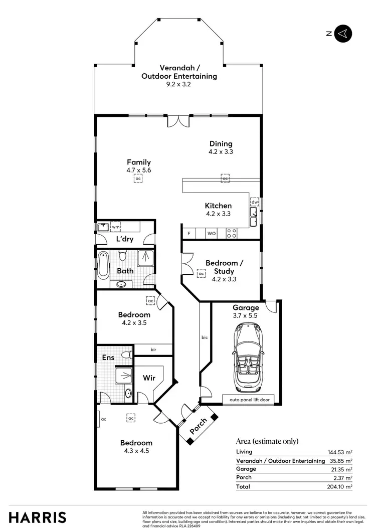 Floorplan of Homely house listing, 3/34 Birkinshaw Avenue, Tranmere SA 5073