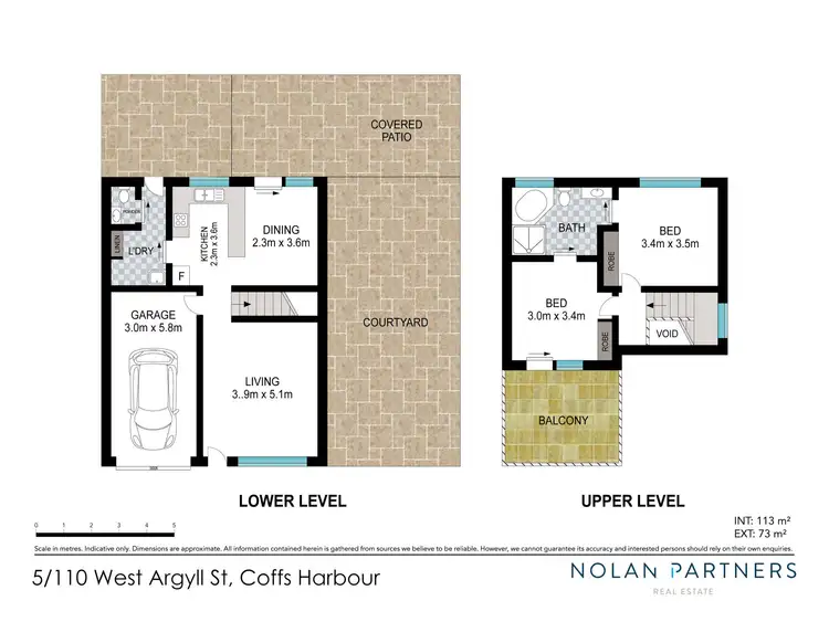 Floorplan of Homely villa listing, 5/110 West Argyll Street, Coffs Harbour NSW 2450