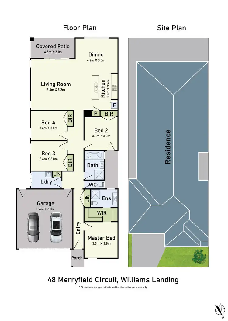 Floorplan of Homely house listing, 48 Merryfield Circuit, Williams Landing VIC 3027