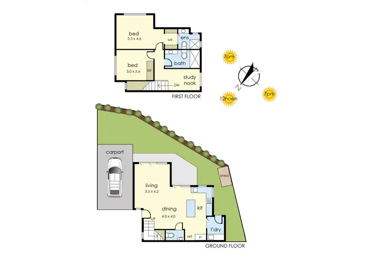 Floorplan of Homely townhouse listing, 3/339 Frankston-Dandenong Road, Frankston North VIC 3200