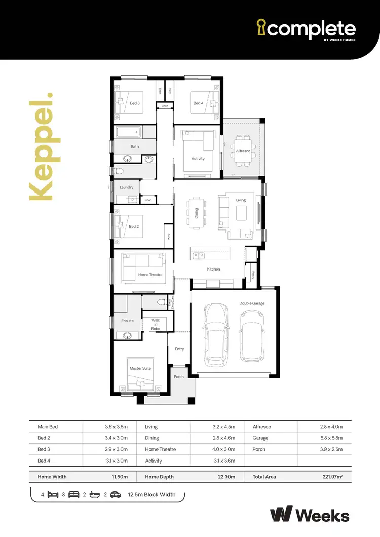 Floorplan of Homely house listing, 34 Isabella Crescent, Angle Vale SA 5117