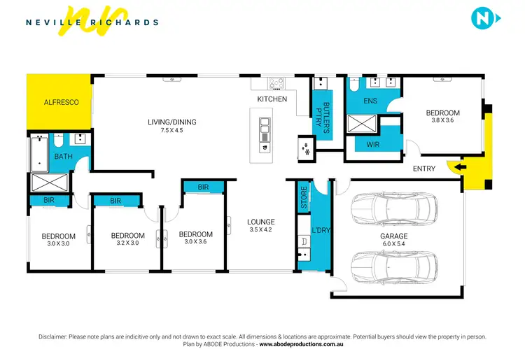 Floorplan of Homely house listing, 5 Fitzwalter Street, St Leonards VIC 3223