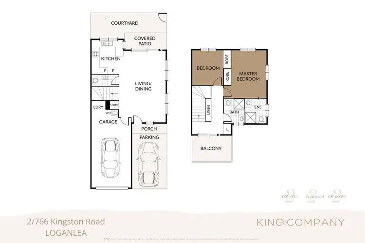 Floorplan of Homely townhouse listing, 2/766-768 Kingston Road, Loganlea QLD 4131
