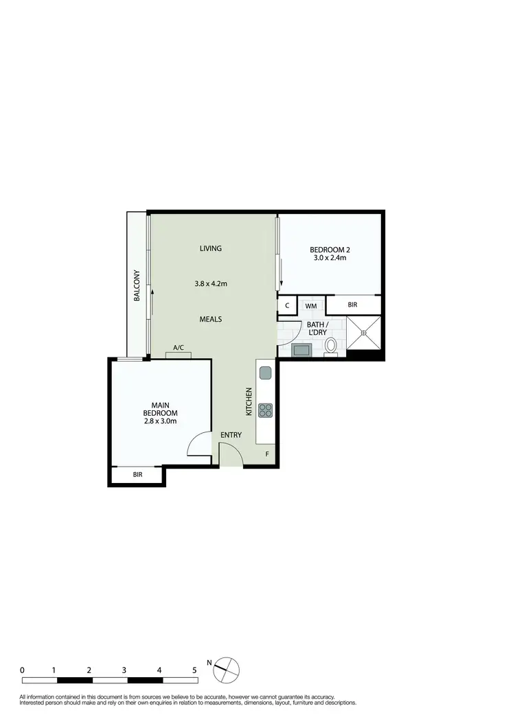 Floorplan of Homely apartment listing, 1301/22 Coromandel Place, Melbourne VIC 3000