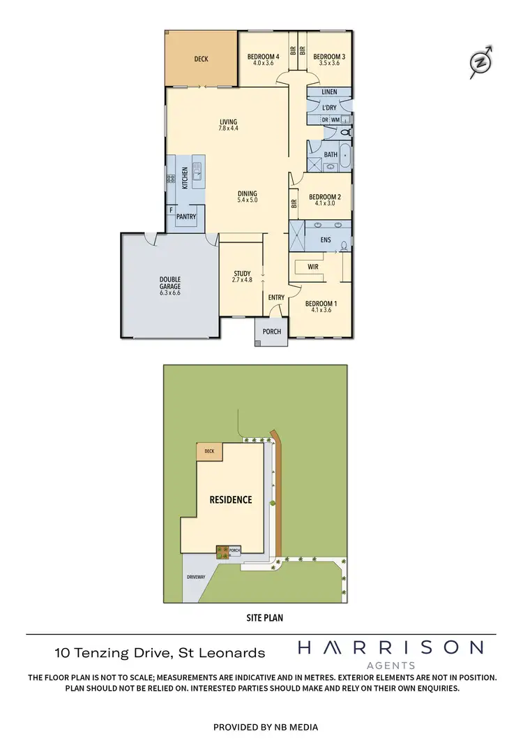 Floorplan of Homely house listing, 10 Tenzing Drive, St Leonards TAS 7250