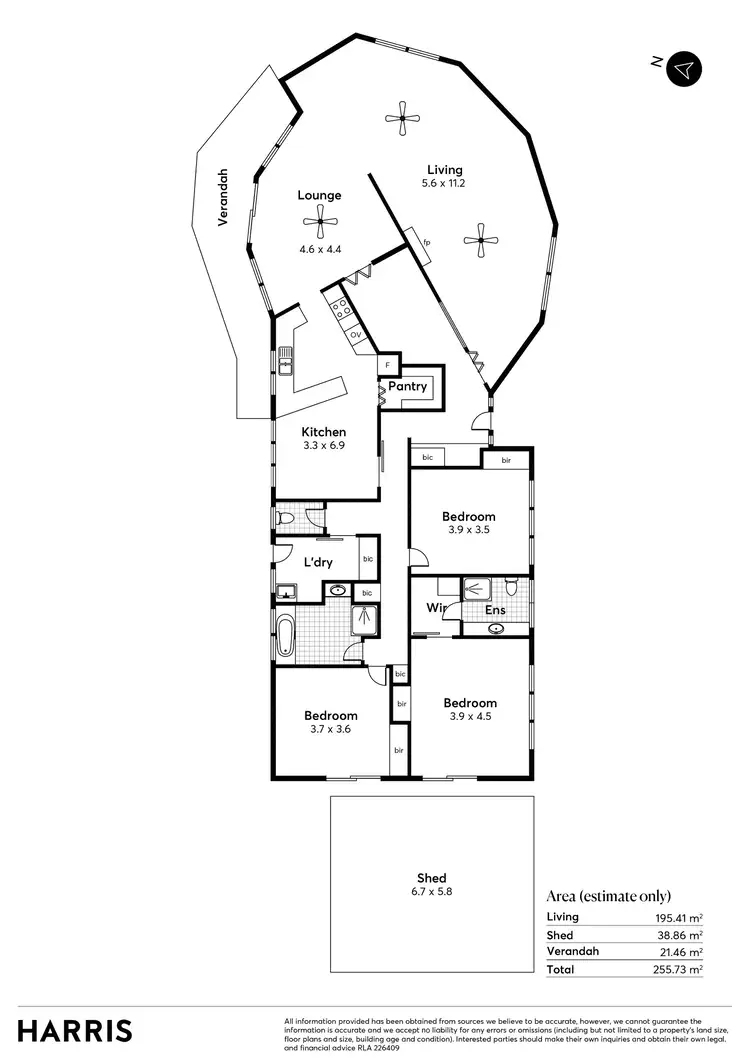 Floorplan of Homely house listing, 21 Narrow Range Road, Montacute SA 5134