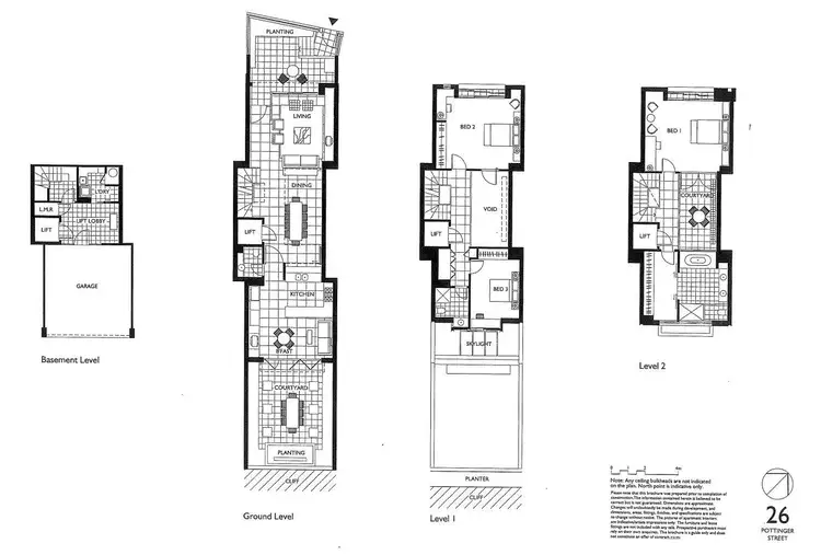 Floorplan of Homely townhouse listing, 26 Pottinger Street, Sydney NSW 2000