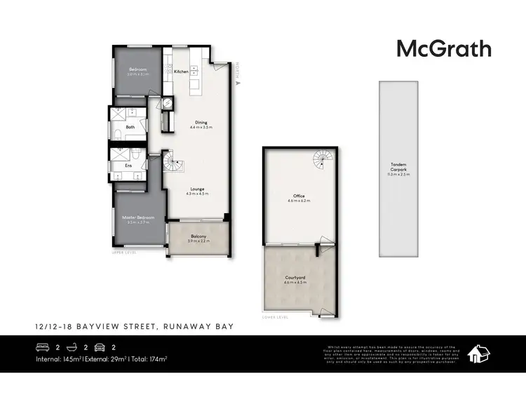 Floorplan of Homely unit listing, 12/12 Bayview Street, Runaway Bay QLD 4216