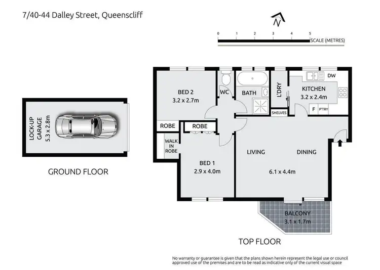Floorplan of Homely apartment listing, 7/40 Dalley Street, Queenscliff NSW 2096
