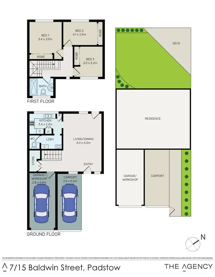 Floorplan of Homely townhouse listing, 7/15 Baldwin Street, Padstow NSW 2211
