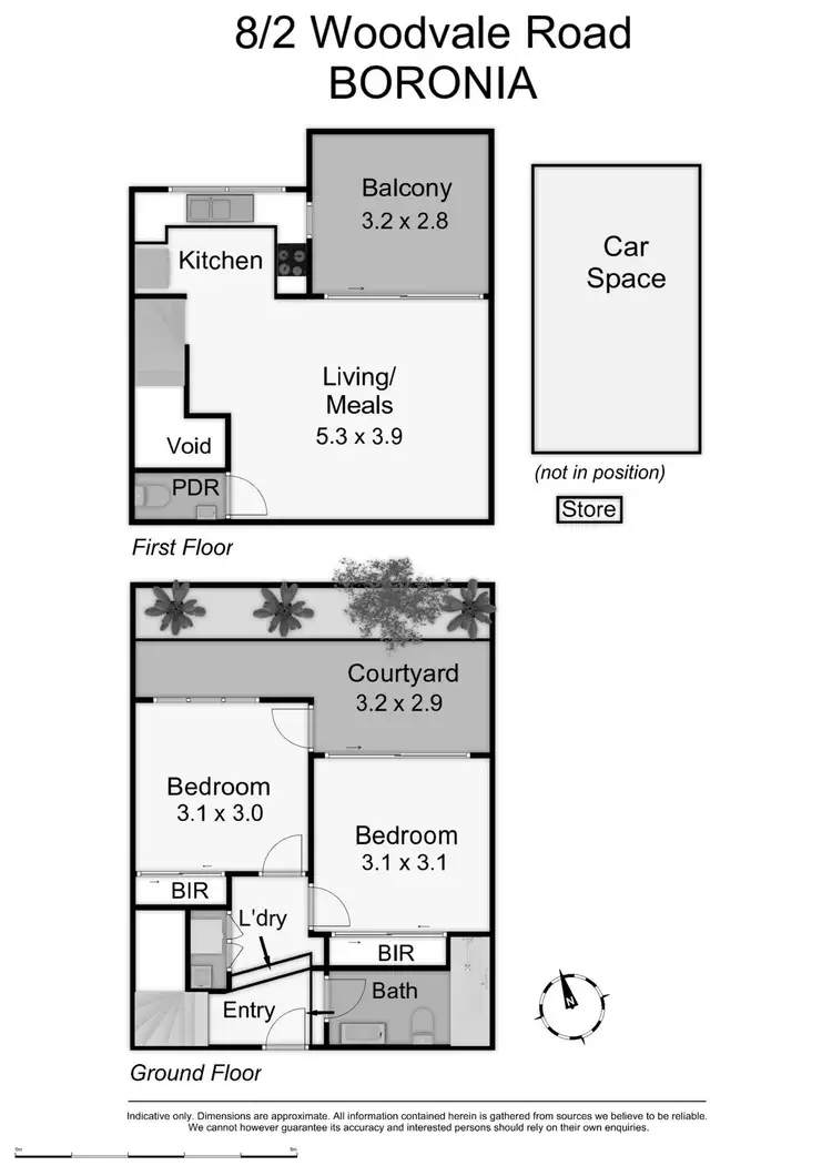 Floorplan of Homely apartment listing, 8/2 Woodvale Road, Boronia VIC 3155