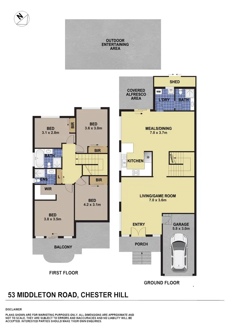 Floorplan of Homely house listing, 53 Middleton Road, Chester Hill NSW 2162
