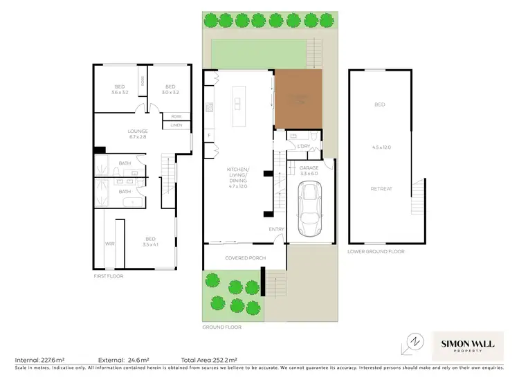 Floorplan of Homely townhouse listing, 5a Mitchell Street, Merewether NSW 2291