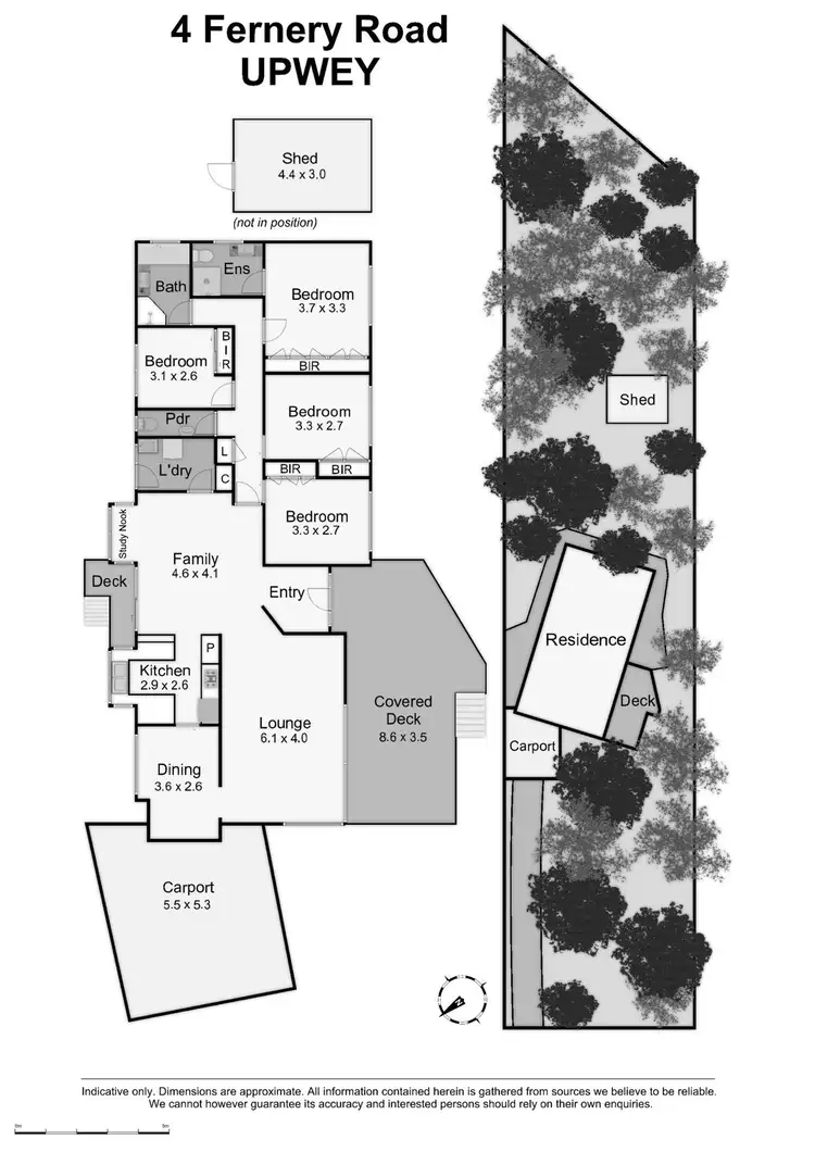 Floorplan of Homely house listing, 4 Fernery Road, Upwey VIC 3158