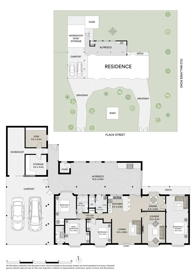 Floorplan of Homely house listing, 5 Old Ballanee Road, Ballan VIC 3342