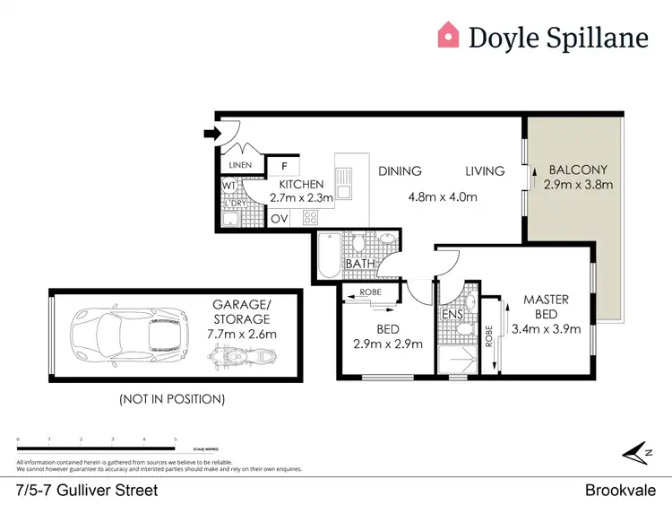 Floorplan of Homely apartment listing, 7/5-7 Gulliver Street, Brookvale NSW 2100