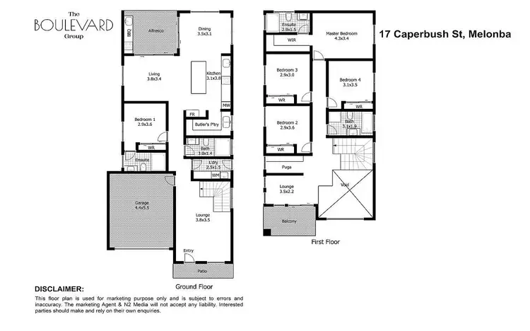 Floorplan of Homely house listing, 17 Caperbush Street, Marsden Park NSW 2765
